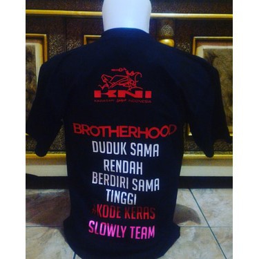 Kaos Kawasaki Ninja Indonesia - KNI -MITRA