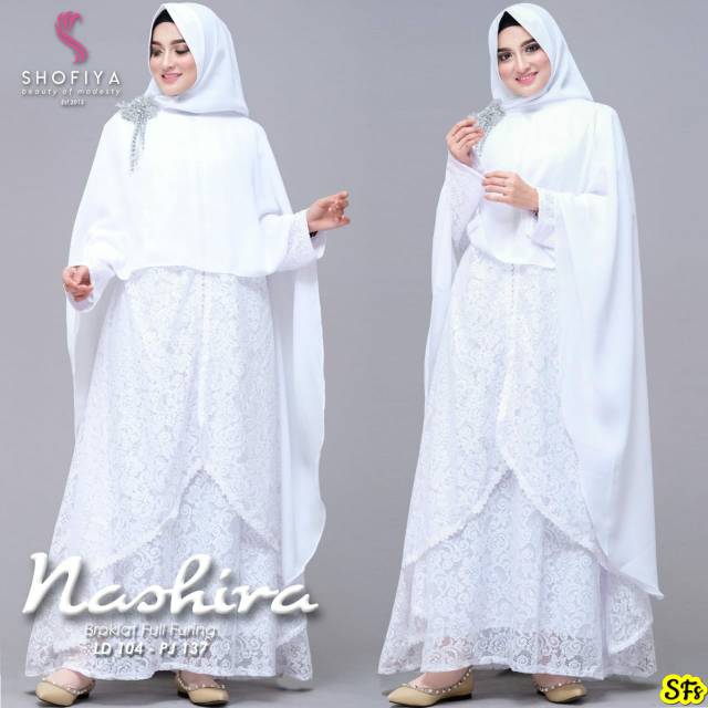 GAMIS PUTIH NASHIRA SHOFIYA