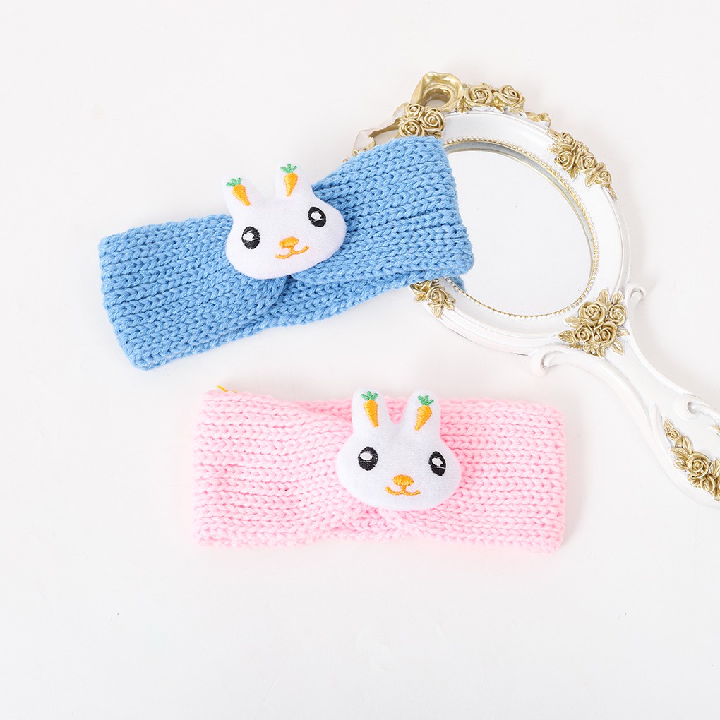 Headband Bandana Rajut Anak Bayi Karakter Rabbit