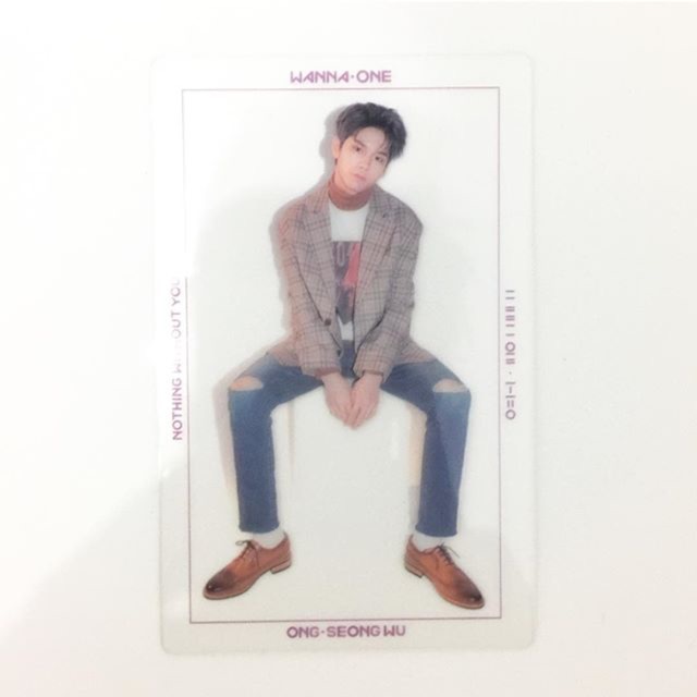 Wanna One Ong Seongwu Official Photocard (One Ver.)