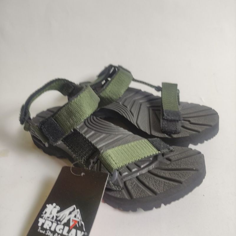 Sandal gunung Triglav Original Top hitam hijau