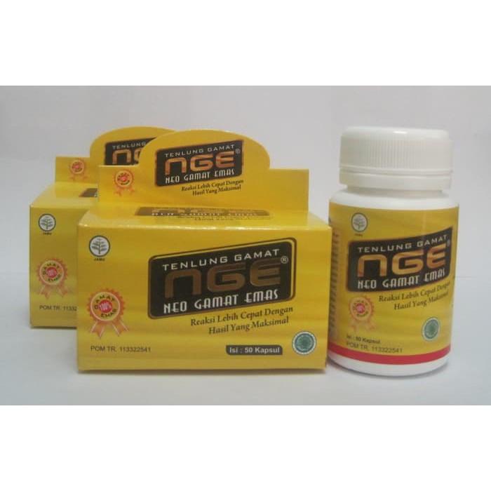 Neo Gamat Emas ( NGE ) - Jelly Gamat Kapsul - Gamat NGE - Gamat Gold - Teripang Emas