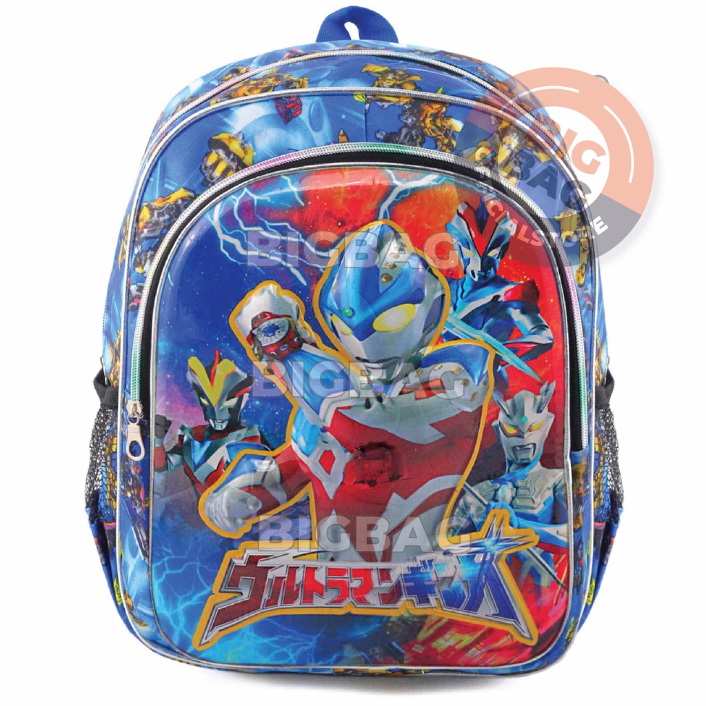 PTS - Tas Timbul - Tas Emboss 4D - LED BACKPACK - ULTRA SPEED COMMAND - Tas Sekolah Anak BISA NYALA