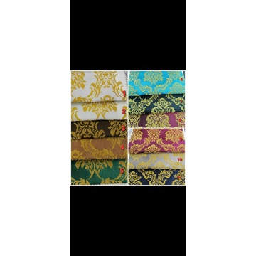 Kain Polyester motif bunga
