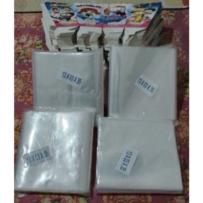 

PLASTIK UNTUK KERTAS POPCORN UK 12x6 dan 8x14 100 LEMBAR