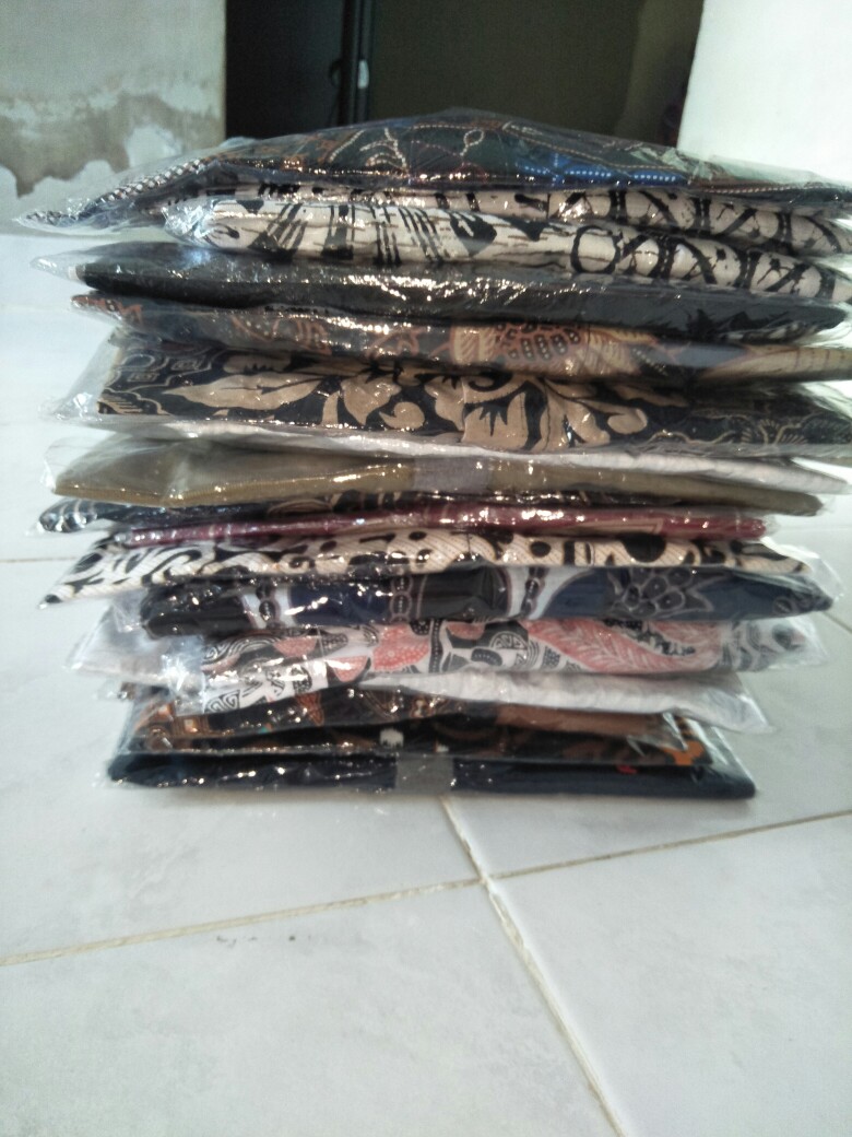 New Arrival Distro Batik Pria Bordir Sogan Hrb026 Batikaf Notoarto Batik Ipnu-ippnu Hem Pria Bel