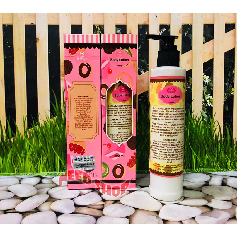 PURE BODY LOTION BY JELLYS / JELLY / LOTION PEMUTIH ORIGINAL BPOM