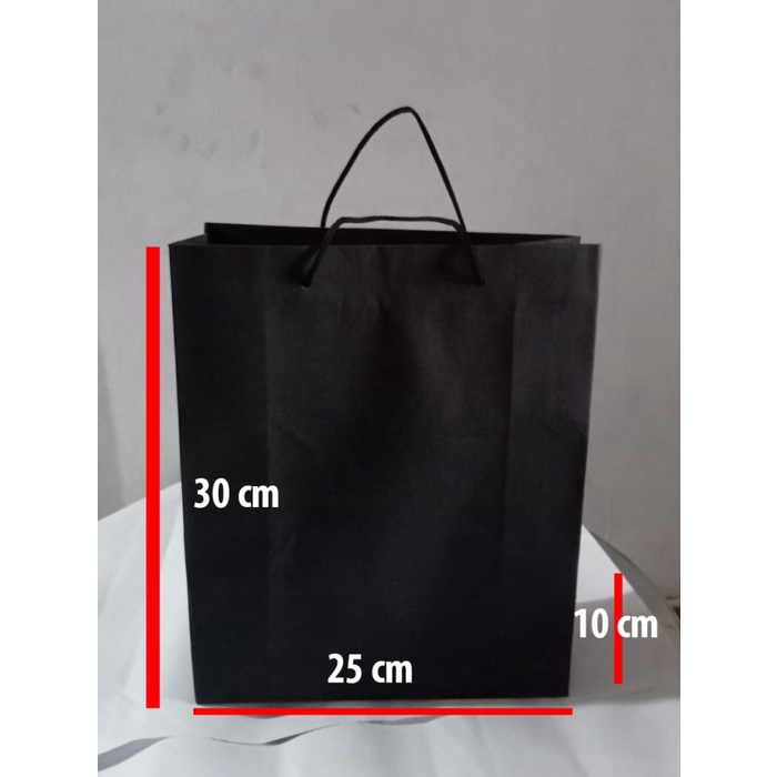 

PROMO Paperbag talikur - jemani hitam ( 25x10x30)