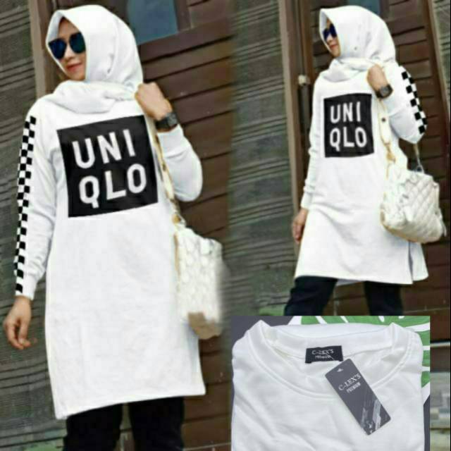 Tunik Uni jumbo. || Atasan Jumbo || UNIQLO