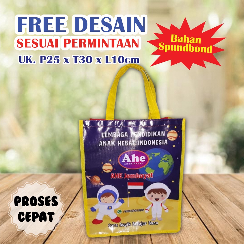 

TAS PROMOSI BIMBEL TERMURAH TERLARIS/ GOODIBAG MURAH / GOODIBAG TERLARIS