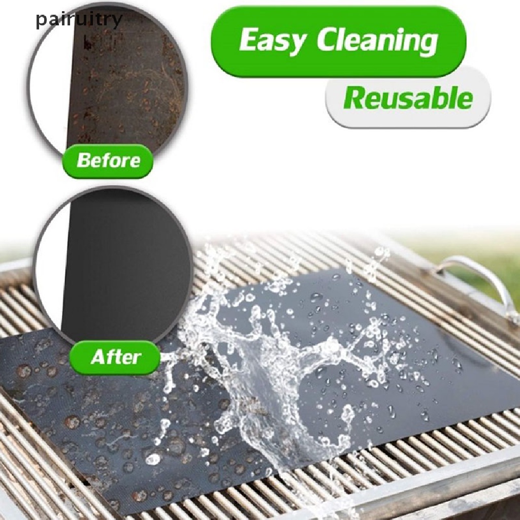 Prt Alas Panggang BBQ Reusable Anti Lengket Bahan Teflon PRT