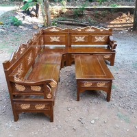 kursi sudut jati, kursi tamu sudut mebel jepara, furniture