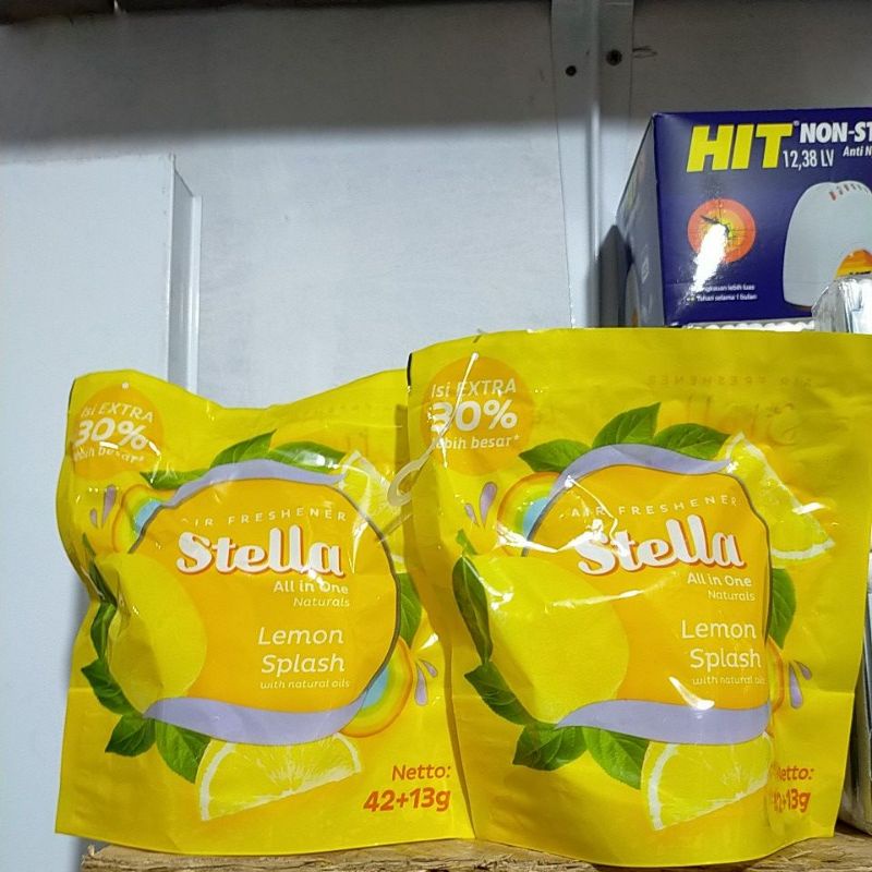 Stella gantung all in one lemon fresh 55 gr pengharum ruangan