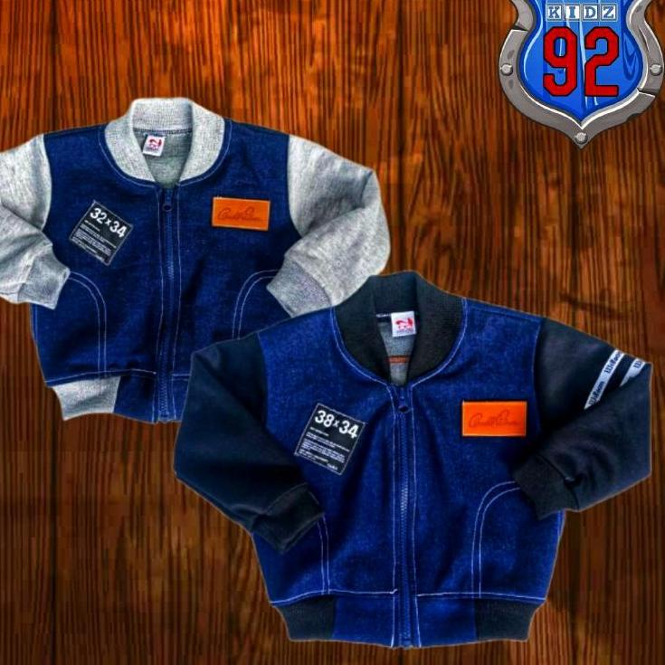 Tidak Diragukan.. Jaket jeans bayi laki laki 0 6 bulan 6 12 bulan jaket anak 123 tahun jaket jeans a