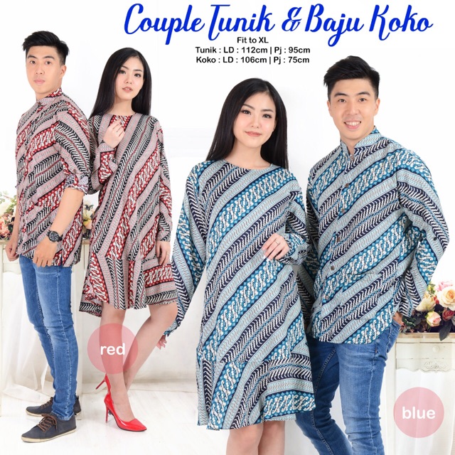 Tunik batik couple Shopee  Indonesia