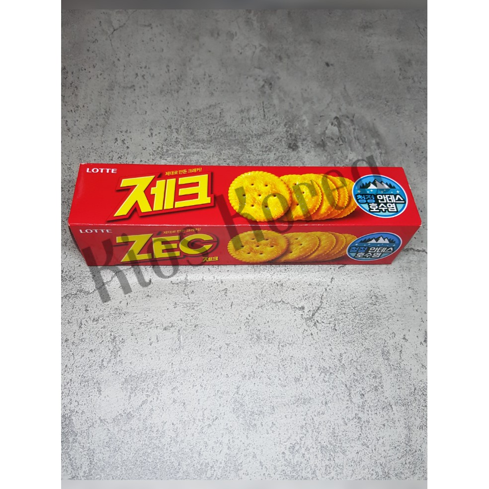 

Lotte Zec Cheese Crackers 100gr – Cracker Keju BISKUIT KOREA