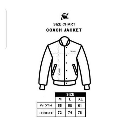 FAILOFFICIAL COACH JACKET -  STATE OF MIND PUTIH DIS