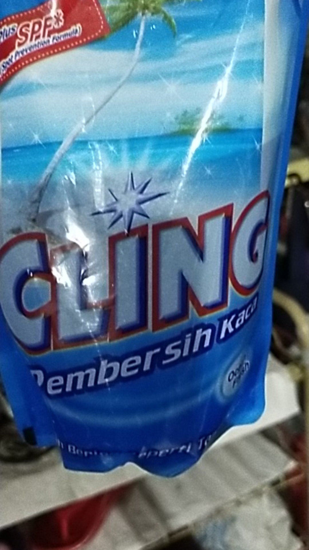 Cling Kaca Biru Refill 425 Ml ( Khusus Sumatera Utara )