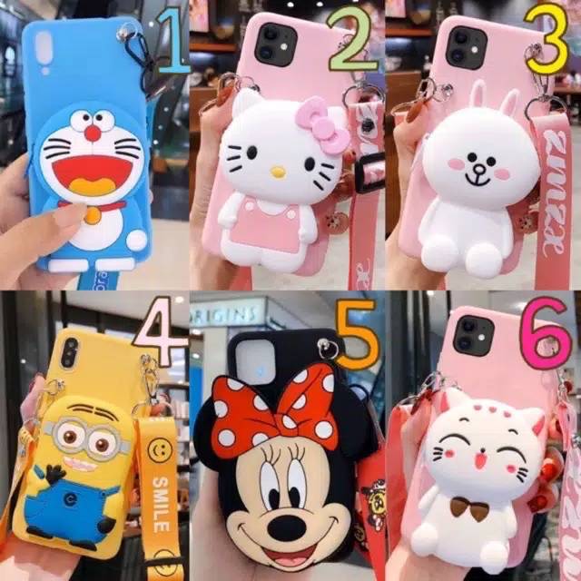 Case dompet karakter lucu