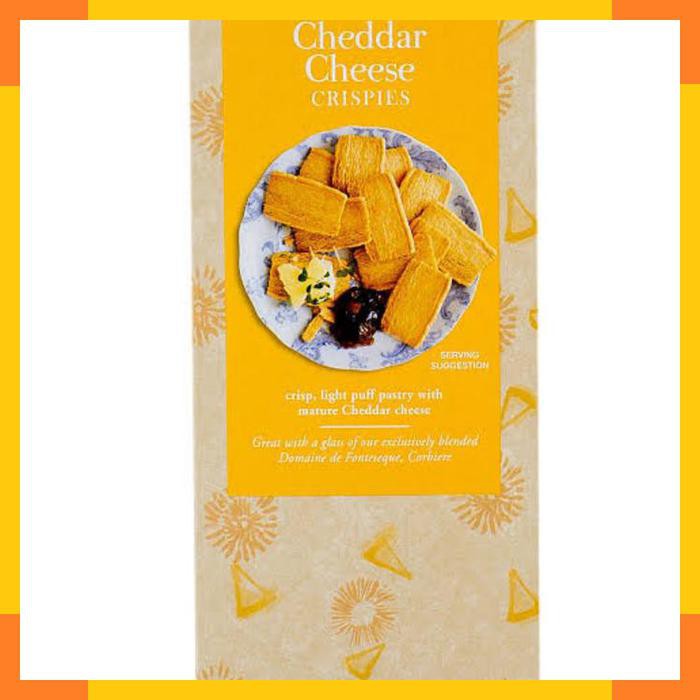 

M&S Marks Spencer Cheddar Cheese Crispier Crispy Snack Biscuit Keju