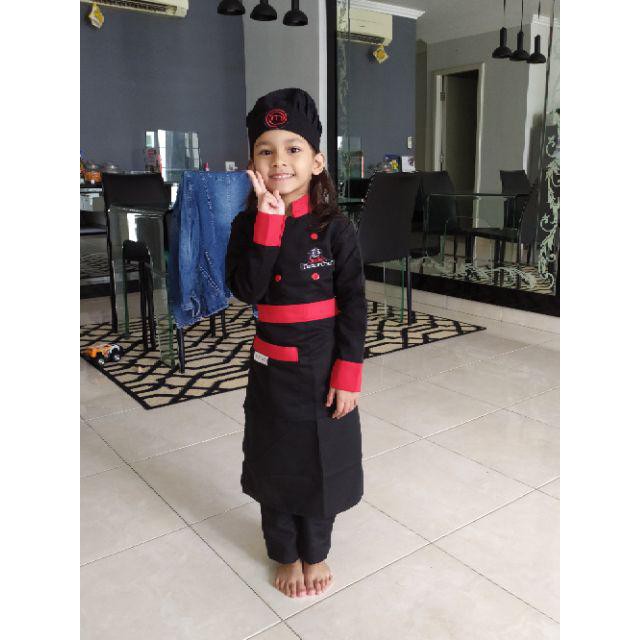 Baju kostum Junior Master chef Baju profesi koki junior master chef baju anak master chef lucu