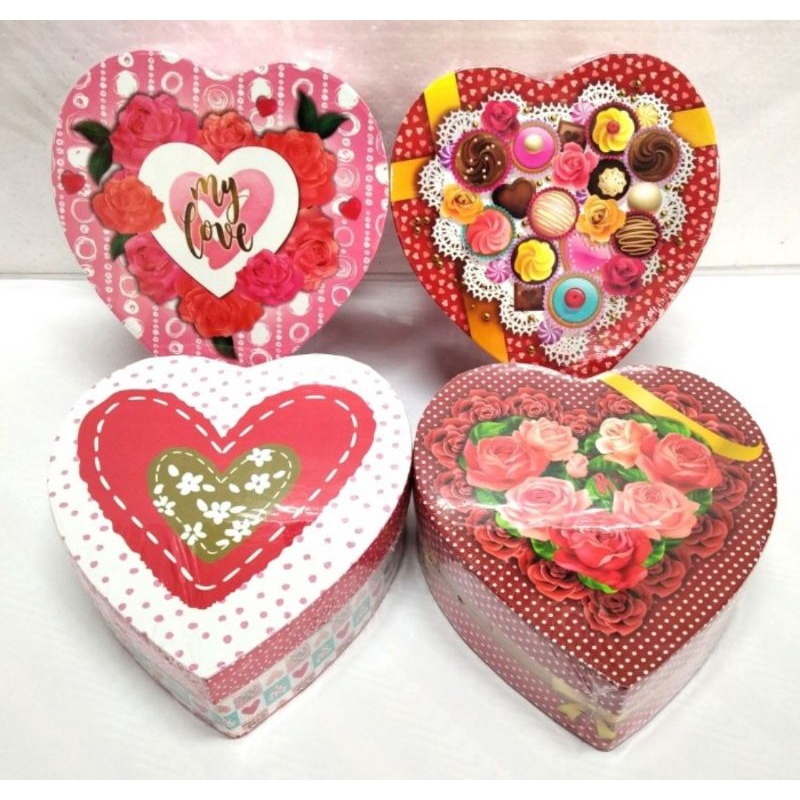 

Heart Shape Box B - Box Kado Love