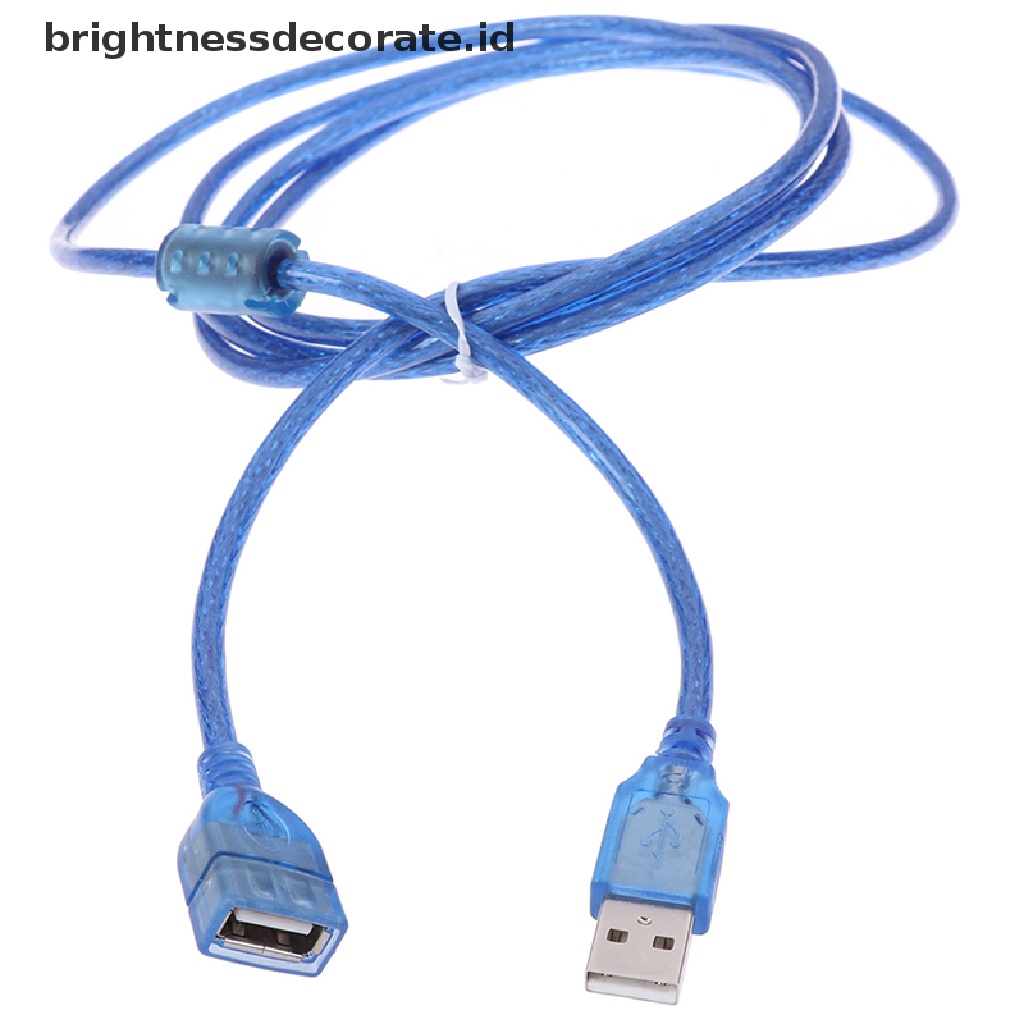 1 Pc Kabel Extension Usb 2.0 Male To Female 0.3 / 0.5 / 1.5 / 2m