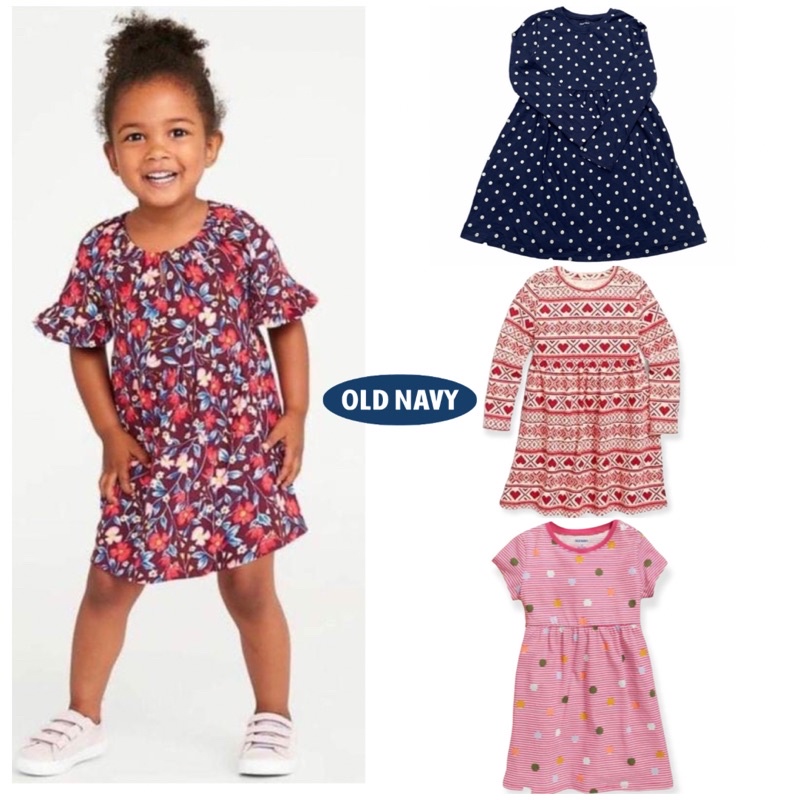 Dress Kids Old Navy 100% Original. Dress Anak branded. Baju anak branded. Dress sehari hari.