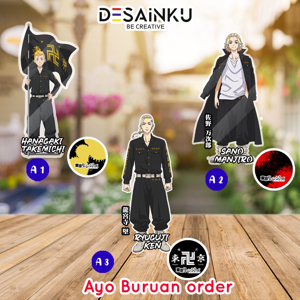 TERMURAH!!! AKRILIK CUSTOM TOKYO REVENGERS / AKRILIK MURAH / AKRILIK CUSTOM/ STANDING AKRILIK