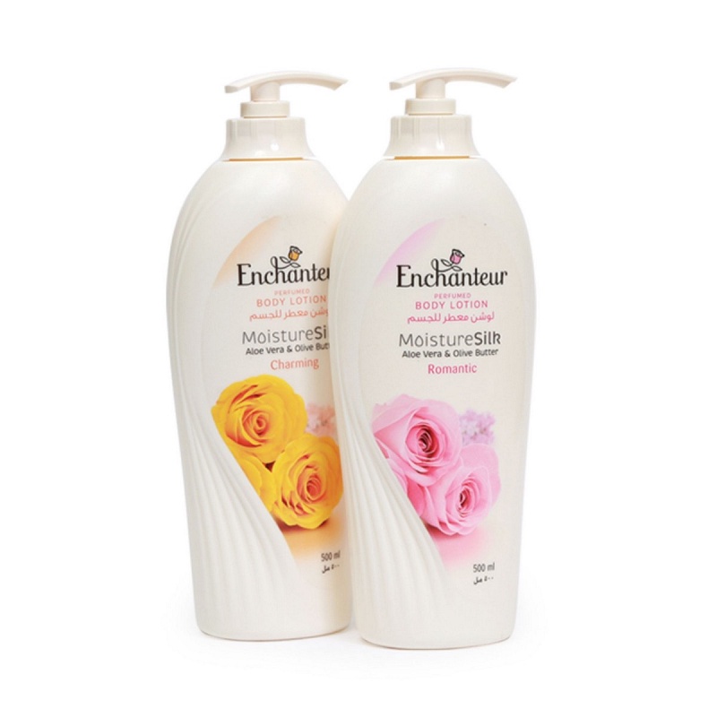 Enchanteur Satin Smooth Perfumed Body Lotion Pump 400 ml