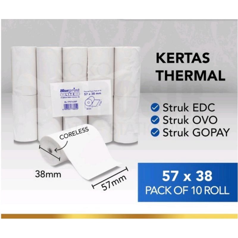 

kertas thermal core uk 57 x 38 mm#agenbrilink#kantor#kebutuhankasir#kertas#kertasroll#termal