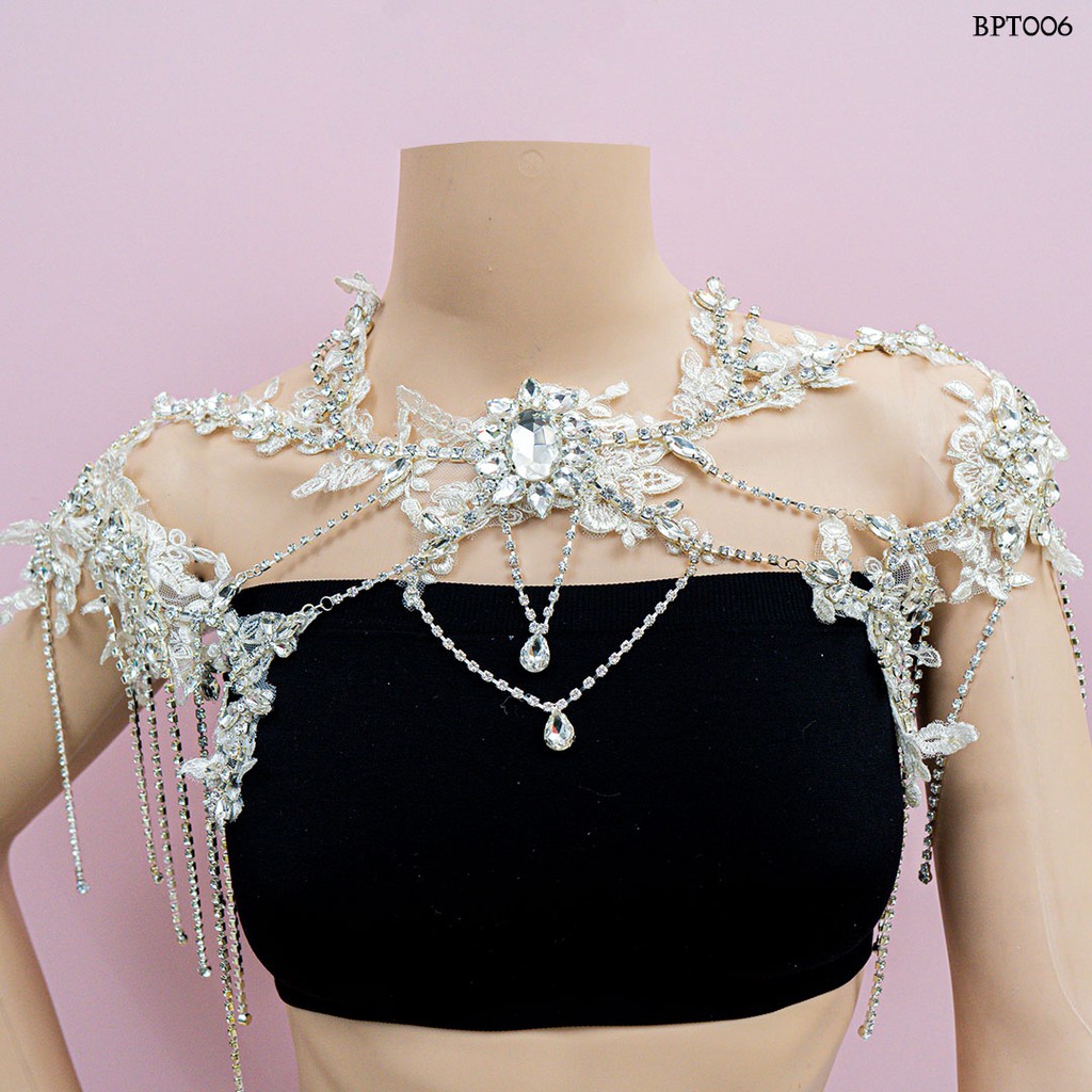 [READY STOCK] AKSESORIS WEDDING PESTA PENGANTIN BOLERO MUTIARA BPT006