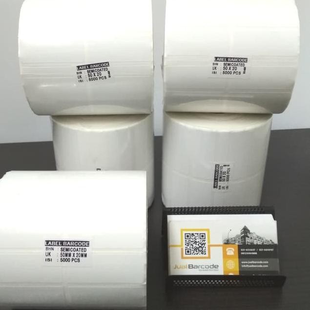 

LABEL BARE 50 X 20 (2 LINE) KERTAS STICKER LABEL SEMICOATED KK