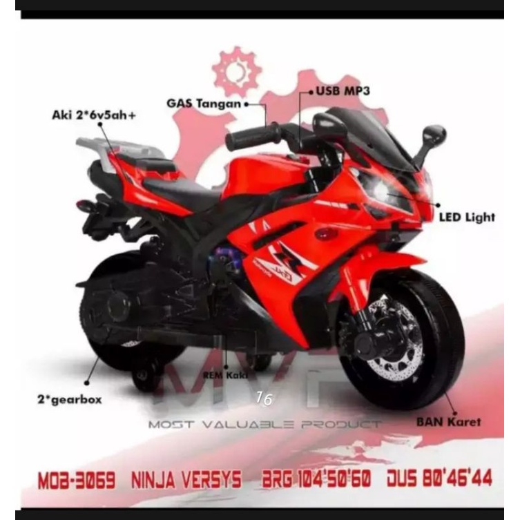 MOTOR AKI ANAK NINJA VERSYS