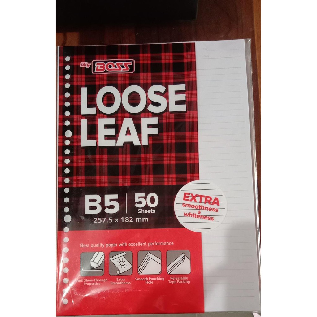 

Loose Leaf B5 50