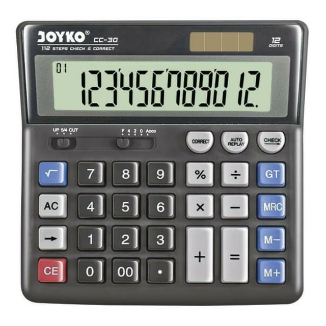 Kalkulator Joyko CC-30 12 Digit / Calculator 12 Digit Joyko CC-30