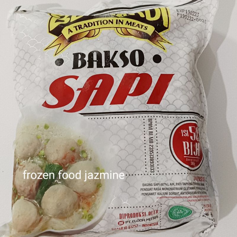 

Bernardi bakso sapi kecil isi 50