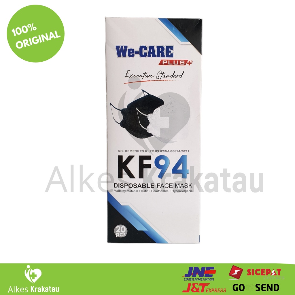 Masker KF94 We Care 4ply / Face Mask 4 ply WeCare KF 94 Medical Grade