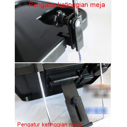 Meja Portable untuk di mobil tinggal dicantel bisa lepas pasang dengan mudah