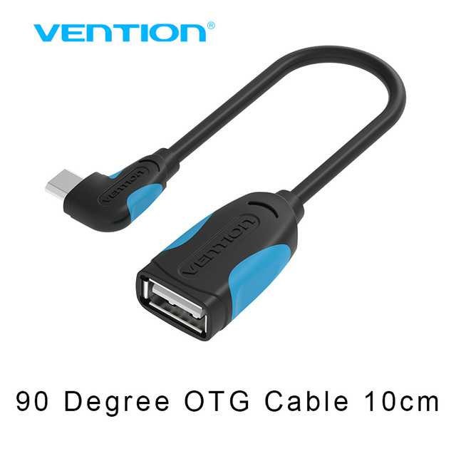 Vention Kabel OTG Micro USB to USB 20 L Shape