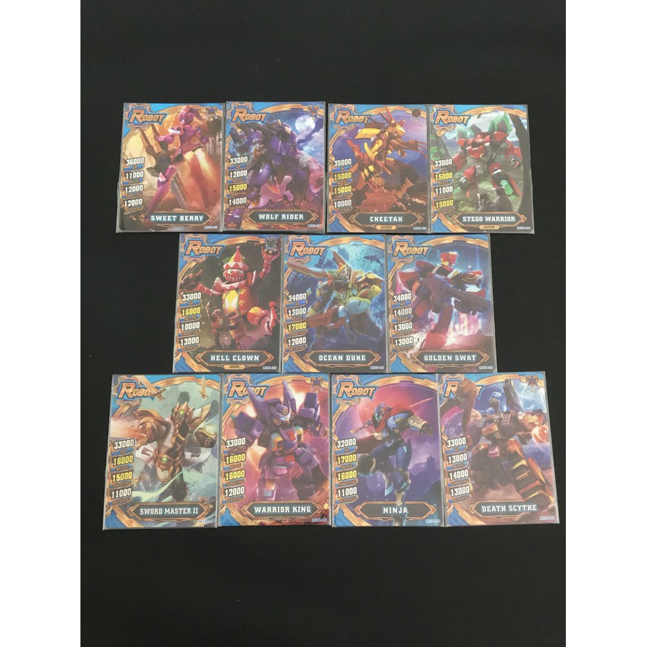 Kartu Hero Of Robots Bronze Rare Hero Collection (harga/kartu) 100%Ori