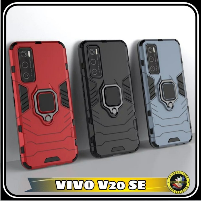 Casing Vivo V20 V 20 SE HardCase Armor Magnetik Iring Robot amor