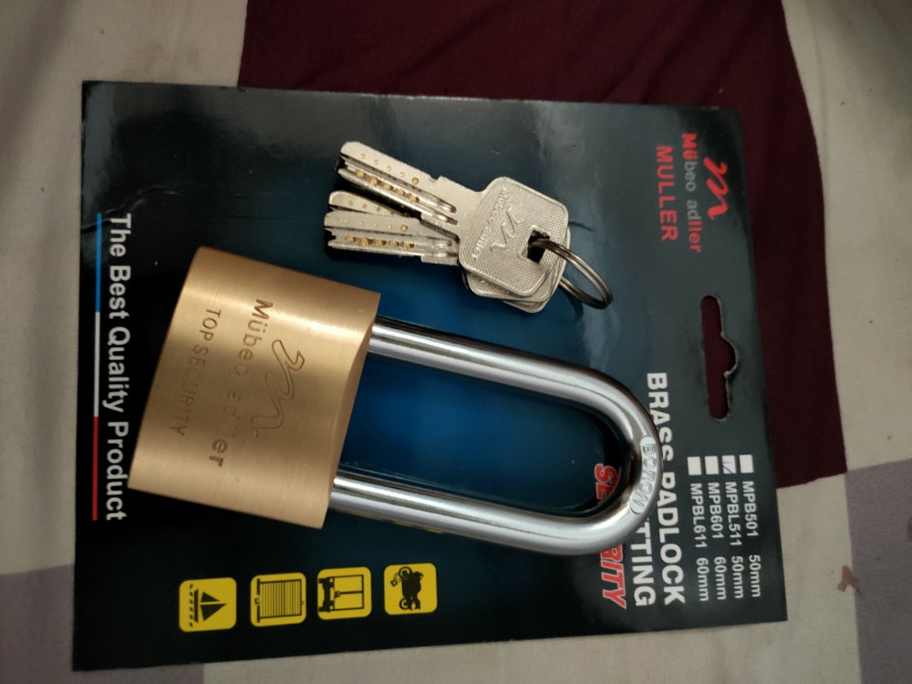 Gembok Pagar Anti Maling Karat Pintu Rumah Kuningan Muller