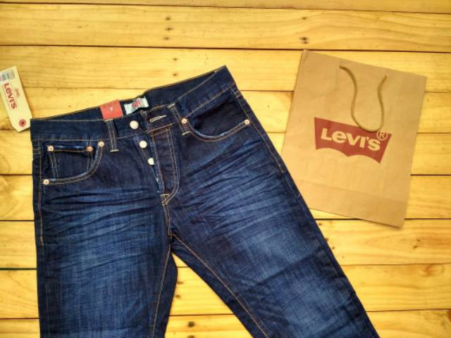 cela jeans pnjang pria levis 501 standar reguler fashion cowok original distro terbaru Celana jeans panjang standar levis original premiu terbaru