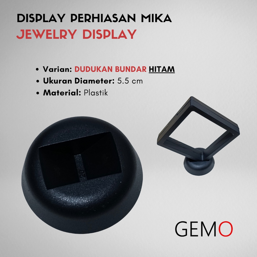 Display Perhiasan Mika, Jewelry Cincin Kawin, Liontin, Gelang, Kalung, Anting Murah Alat Peraga Toko Emas Berlian Perak Diamond