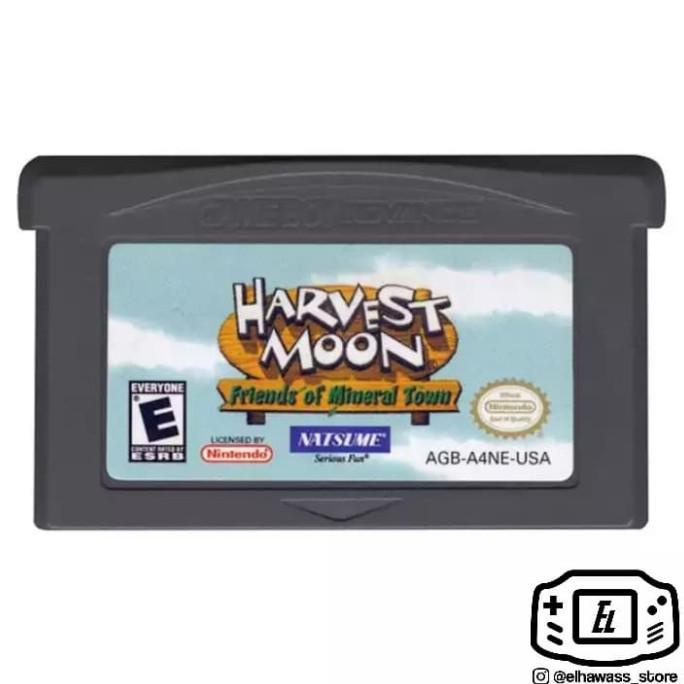 ~~~] Kaset Gameboy Advance Harvest moon Versi Cowok Nintendo DS lite NDS