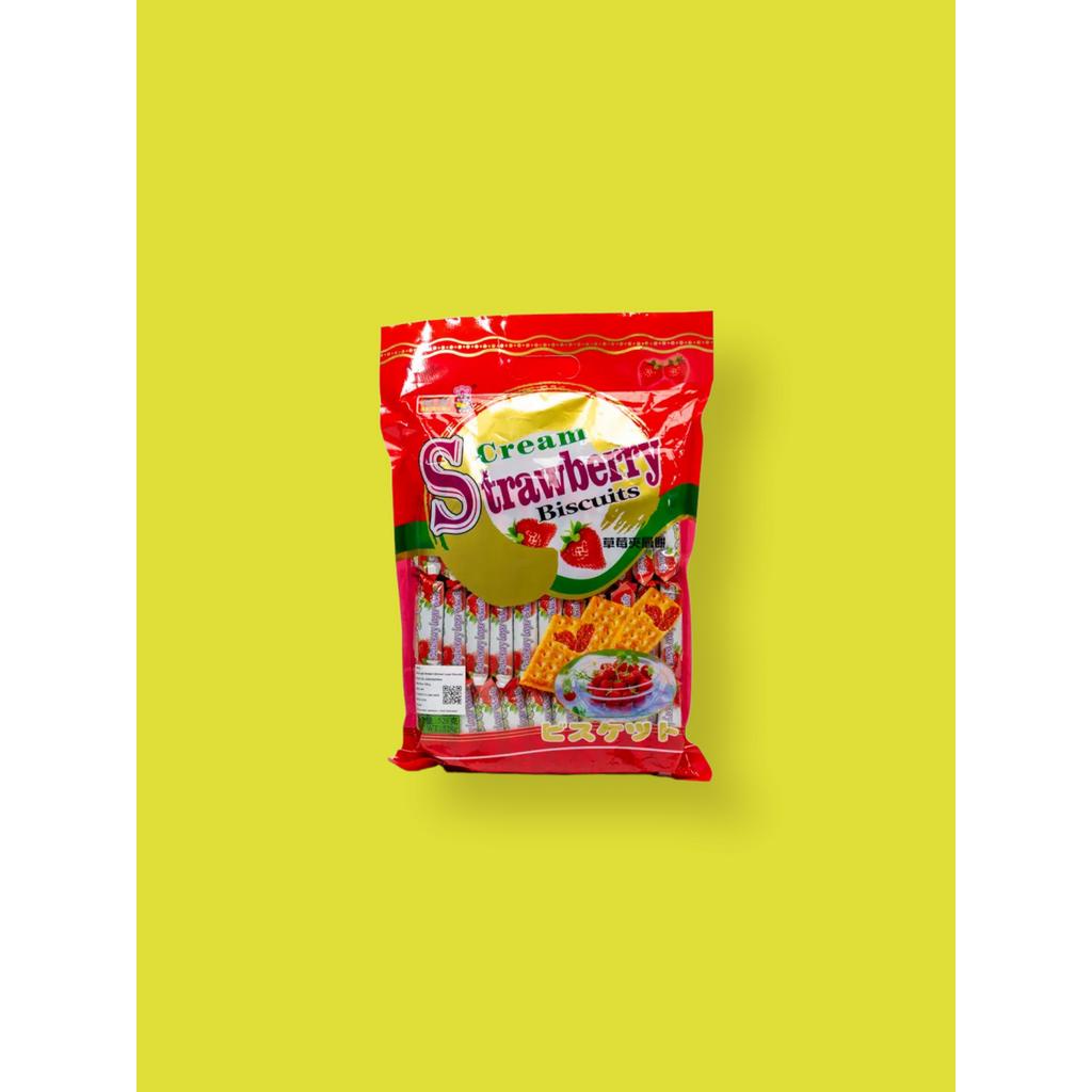 

Bairong Cream Strawberry Biscuits