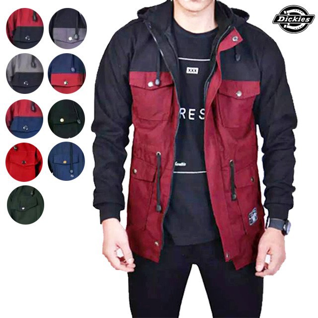Parka Trucker Jaket Parka Dickies Premium Ukuran L XL