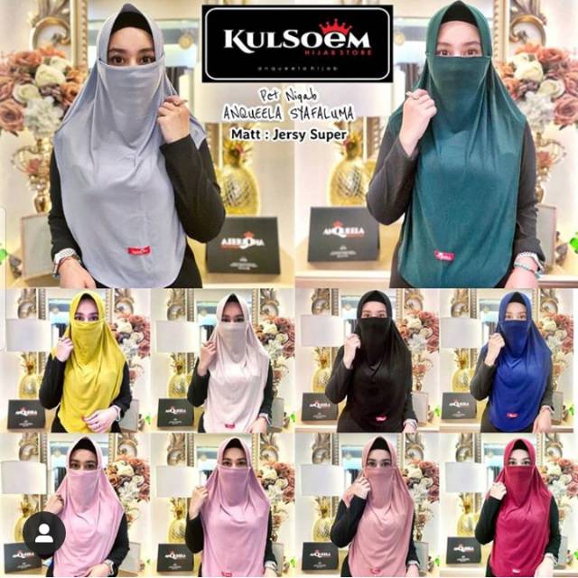 hijab anqueela jilbab anqueela hijab masker jilbab masker jilbab corona