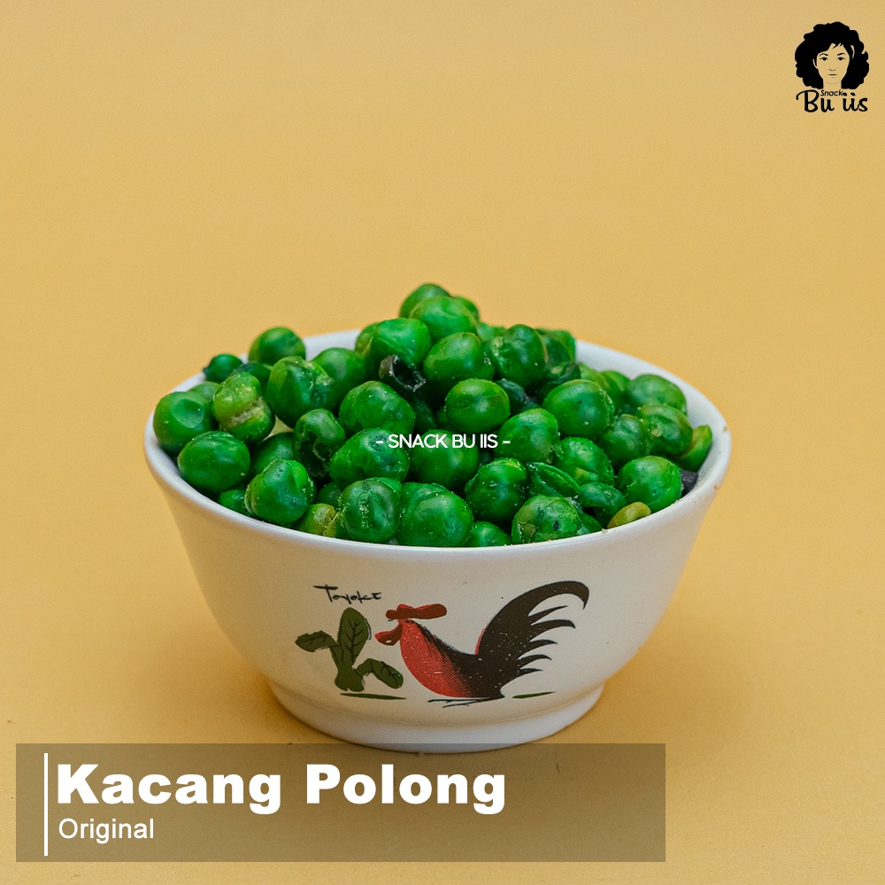 

250gram Kacang Polong Original/Bandung/Tepung Snack Bu Iis Cemilan Sukabumi